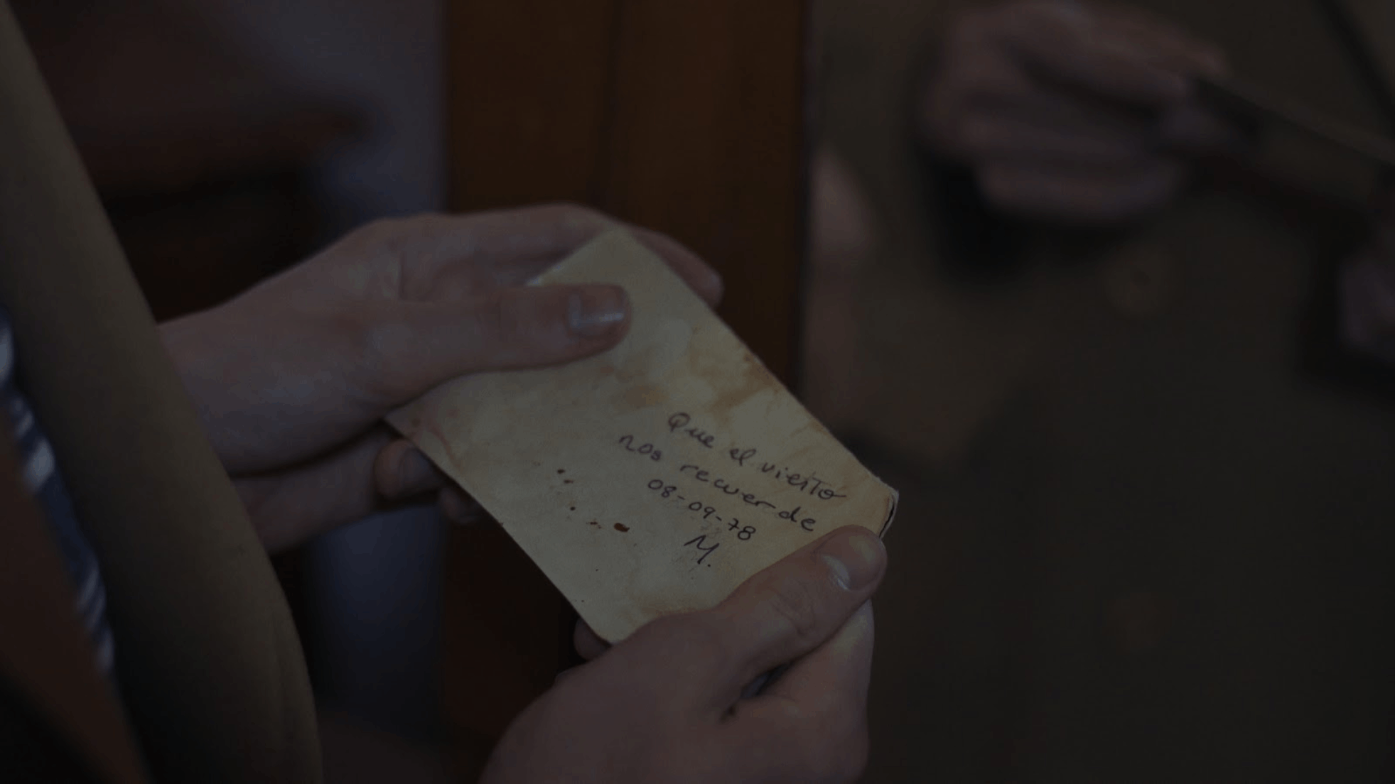 Frame oficial: "Que el viento nos recuerde" Cortometraje